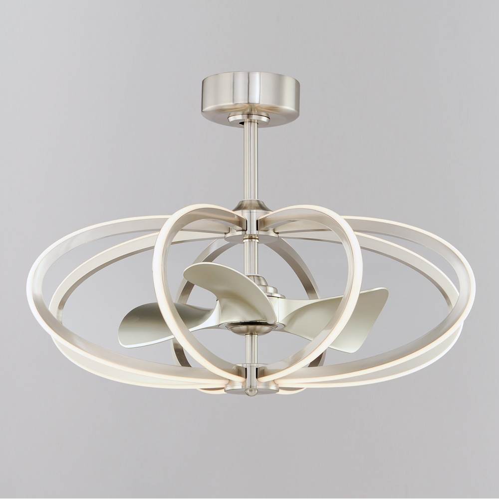 Maxim Lighting 61006SN Satin Nickel Solstice 8-light Wifi-enabled Led Fandelight Image 4