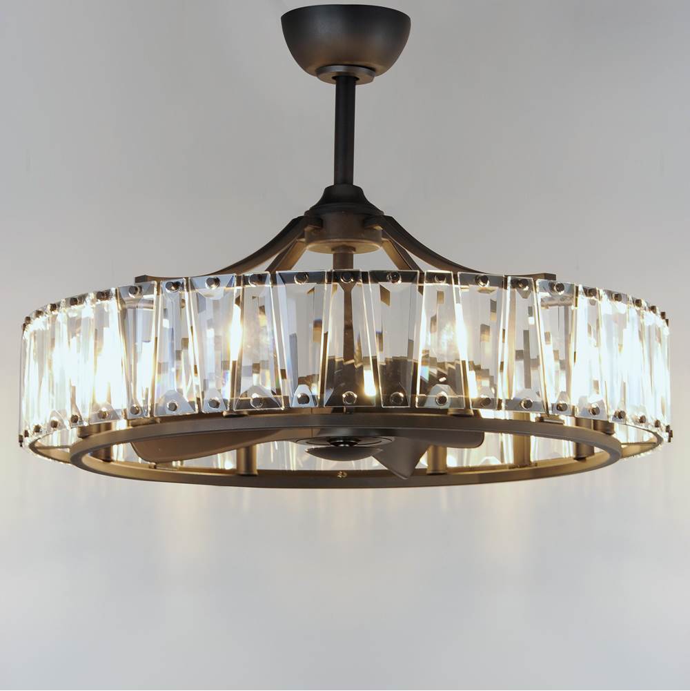 Maxim Lighting 61018BK Black Odeon 8-light Wifi-enabled Led Fandelight Image 4