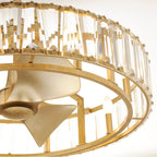 Maxim Lighting 61018GS Golden Silver Odeon 8-light Wifi-enabled Led Fandelight Image 4