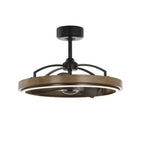 Maxim Lighting 63001DWBK Driftwood,Black Teton 28.5'' Led Fandelight Image 1