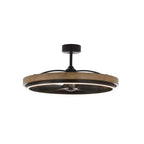 Maxim Lighting 63002DWBK Driftwood,Black Teton 36.25'' Led Fandelight Image 1