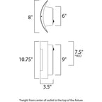 Maxim Lighting View Led View Led 1-light Wall Sconce
