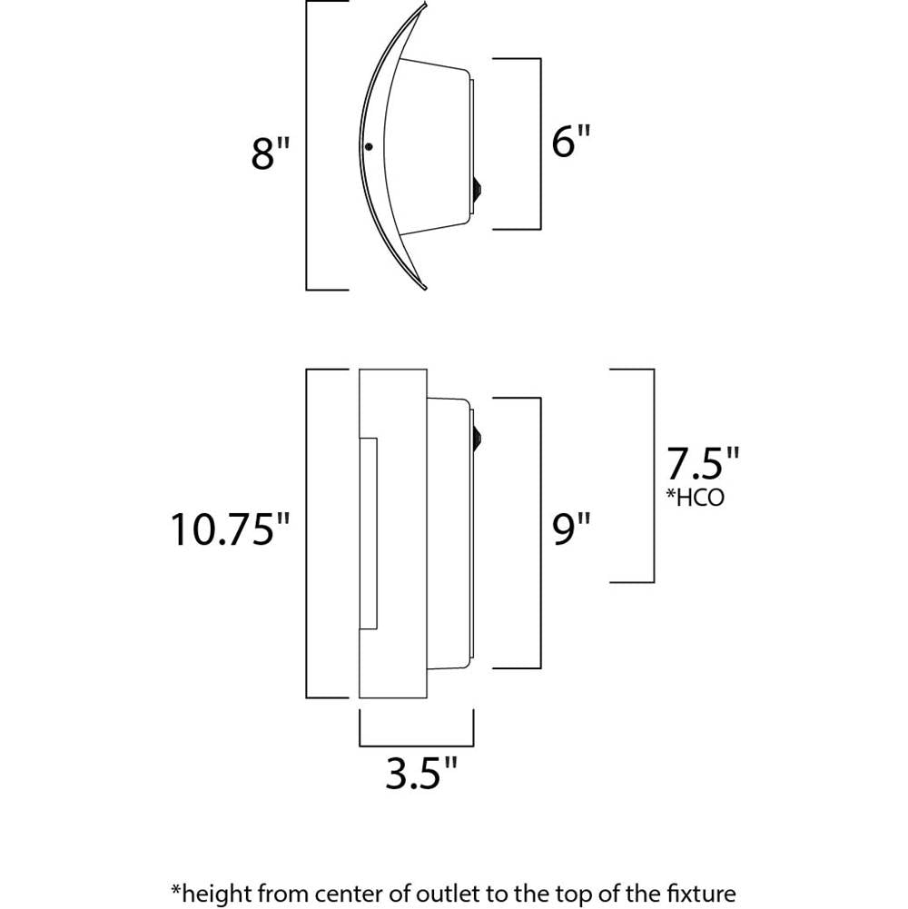 Maxim Lighting View Led View Led 1-light Wall Sconce