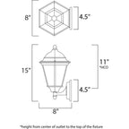 Maxim Lighting Westlake Led Westlake Led 1-light Outdoor Wall Lantern