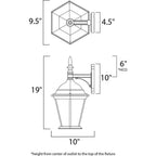 Maxim Lighting Westlake Led Westlake Led 1-light Outdoor Wall Lantern
