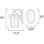 Maxim Lighting Balboa Vx Led Balboa Vx Led 1-light Outdoor Wall Mount