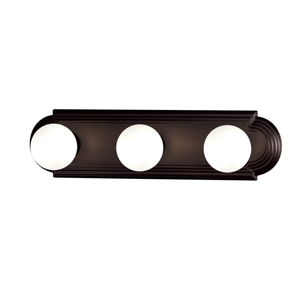 Maxim Lighting 7123OI Oil Rubbed Bronze Essentials 3-light Racetrack Bath Vanity Light Image 1