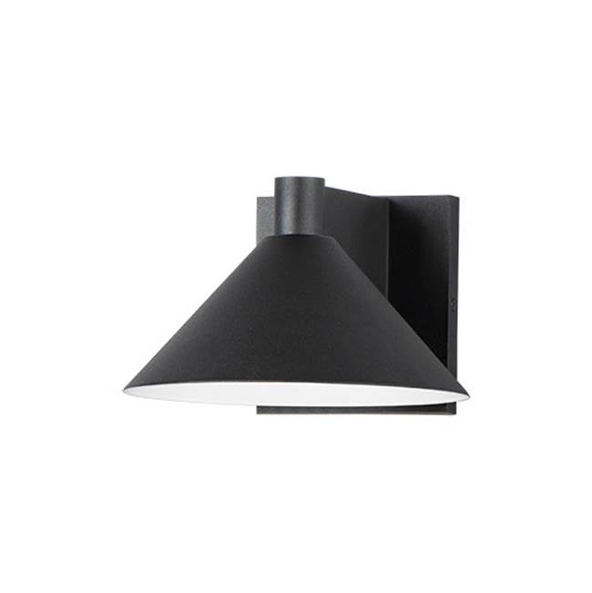 Maxim Lighting 86141BK Black Conoid Medium Led Outdoor Wall Sconce Image 1