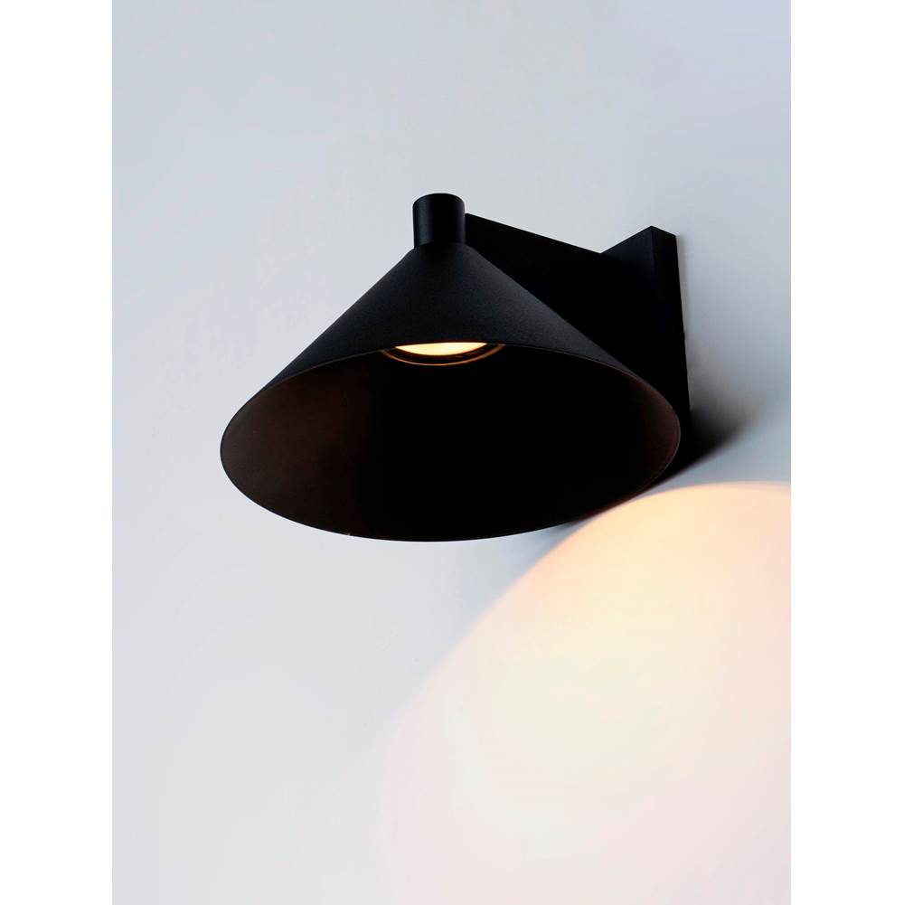 Maxim Lighting 86141BK Black Conoid Medium Led Outdoor Wall Sconce Image 2