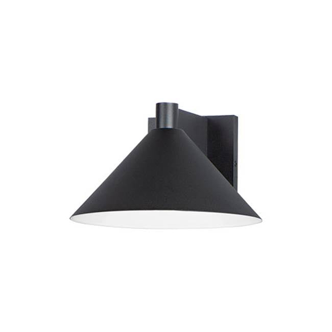 Maxim Lighting 86143BK Black Conoid Large Led Outdoor Wall Sconce Image 1