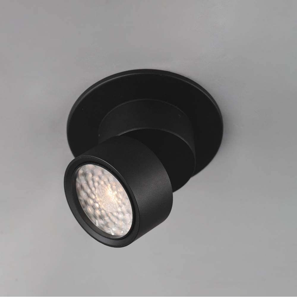 Maxim Lighting 86240BK Black Swinger Mini Adjustable Led Flush Mount Image 3