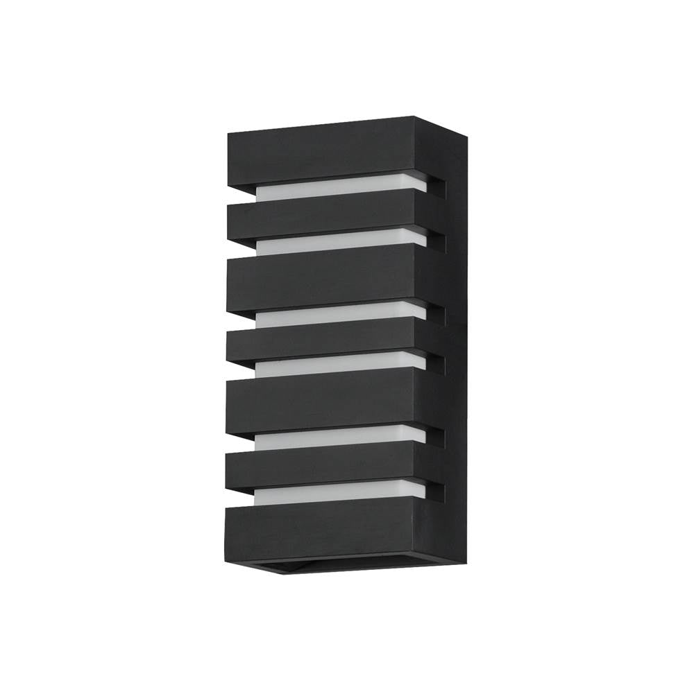 Maxim Lighting 86262BK Black Keyes 14'' Led Outdoor Wall Sconce Image 1