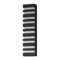 Maxim Lighting 86266BK Black Keyes 28'' Led Outdoor Wall Sconce Image 1