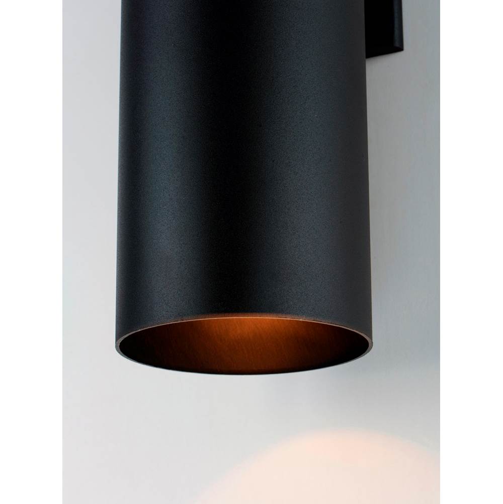 Maxim Lighting 86403BK Black Outpost 2-light 15''h Led Outdoor Wall Sconce Image 2