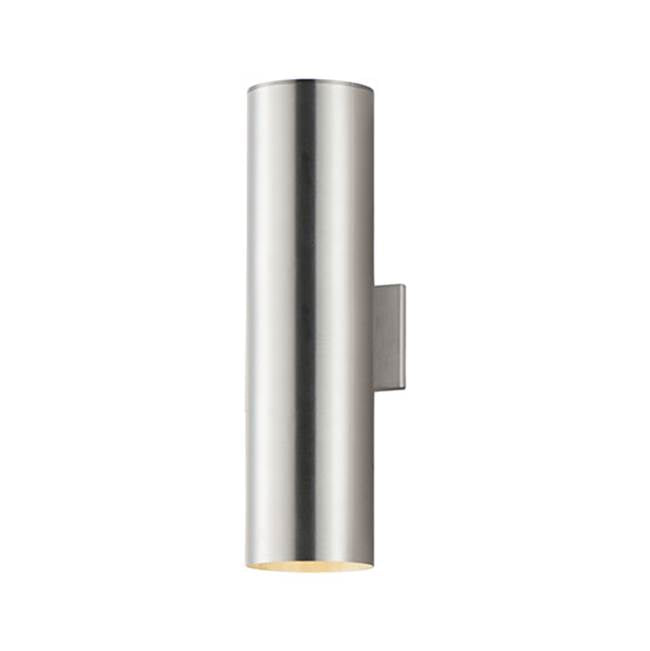 Maxim Lighting 86405AL Brushed Aluminum Outpost 2-light 22''h Led Outdoor Wall Sconce Image 1