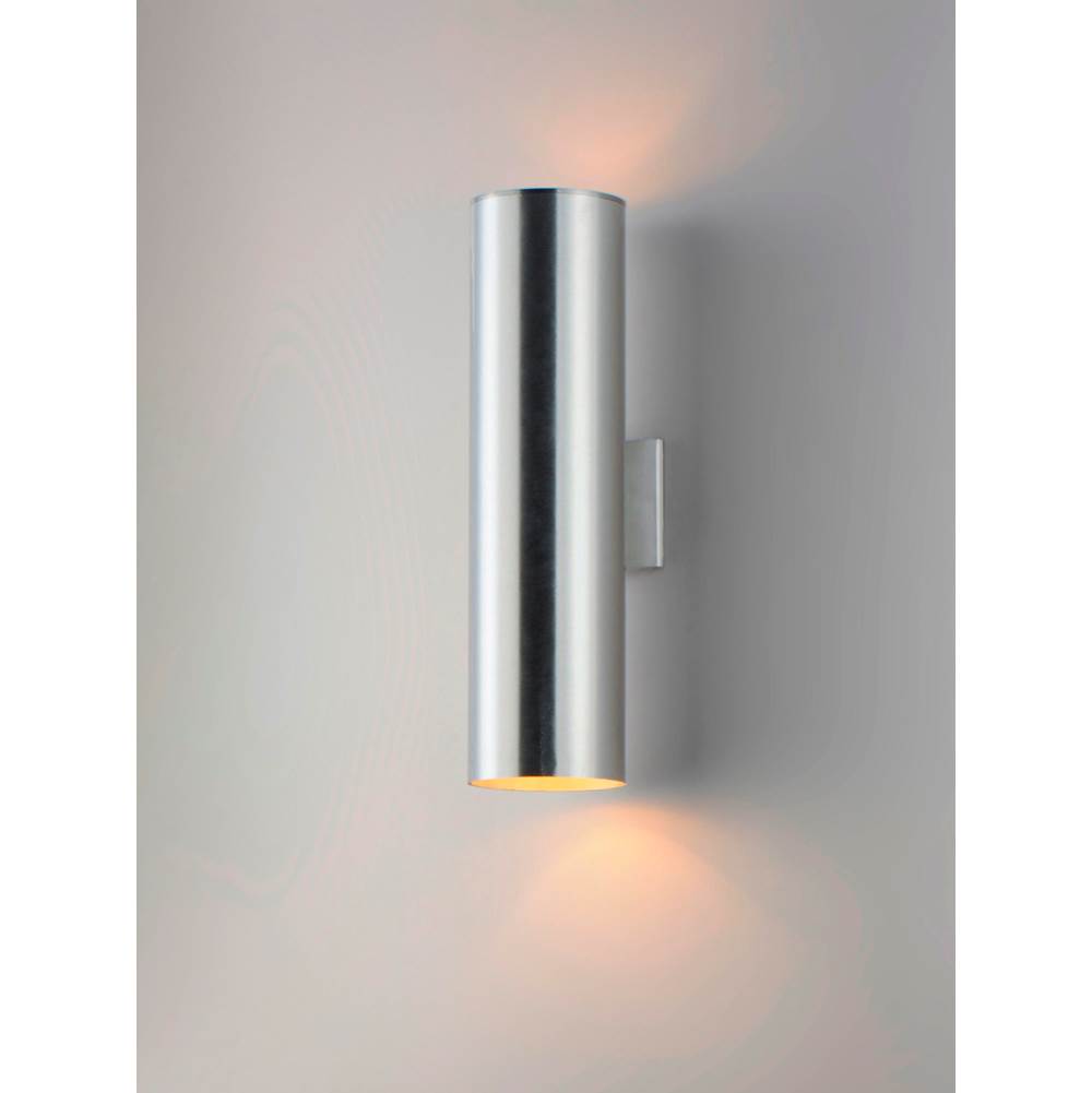 Maxim Lighting 86405AL Brushed Aluminum Outpost 2-light 22''h Led Outdoor Wall Sconce Image 3