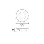 Maxim Lighting 87655WTWT White Snug 4'' Led Recessed Downlight Cct Select Image 2