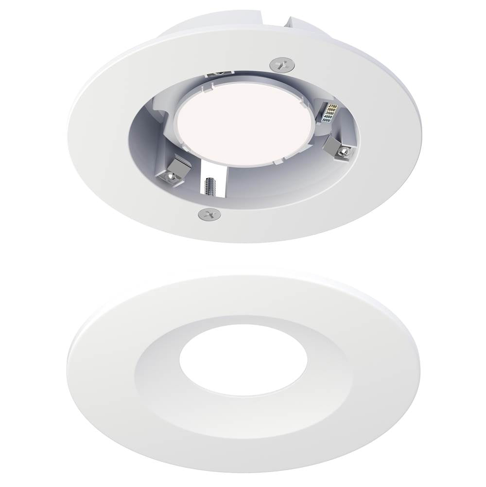 Maxim Lighting 87665WT White Crisp 4'' Led Recessed Downlight Cct Select - Round Image 3