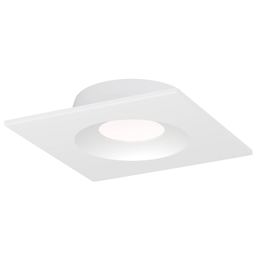 Maxim Lighting 87674WT White Crisp 4'' Led Recessed Downlight 3000k - Square Image 1