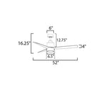 Maxim Lighting 88707SN Satin Nickel Falcon - Pull-indoor Ceiling Fan Image 2