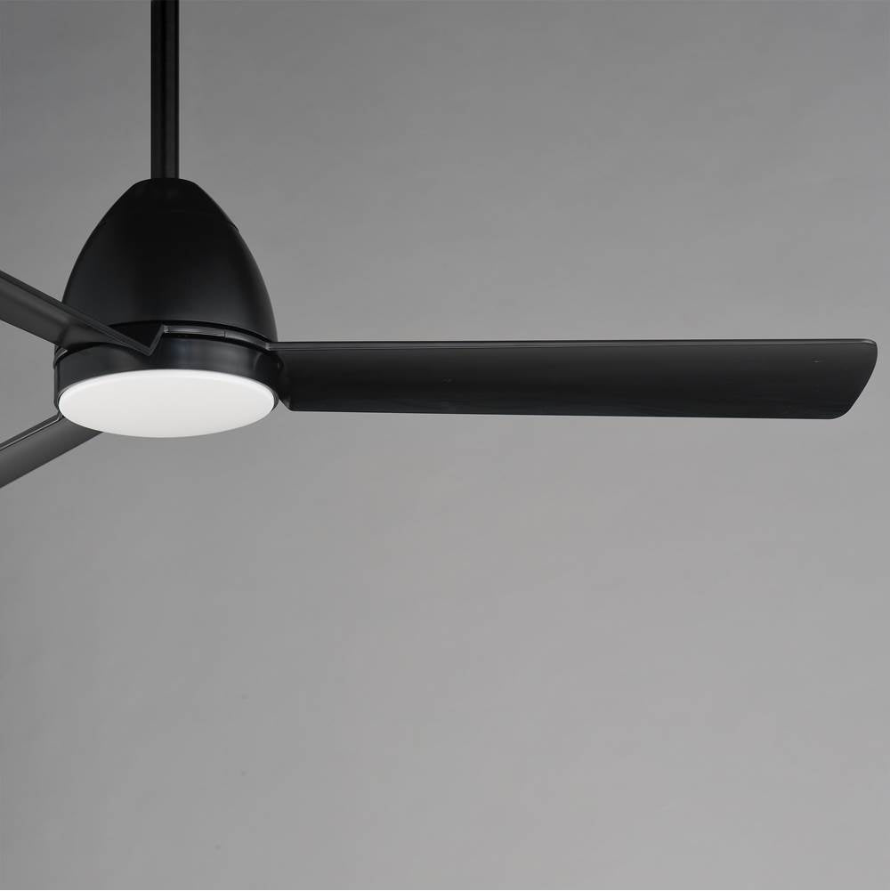 Maxim Lighting 88723BK Black Seaborne 52'' Marine Grade Fan W Led Light Kit Image 2