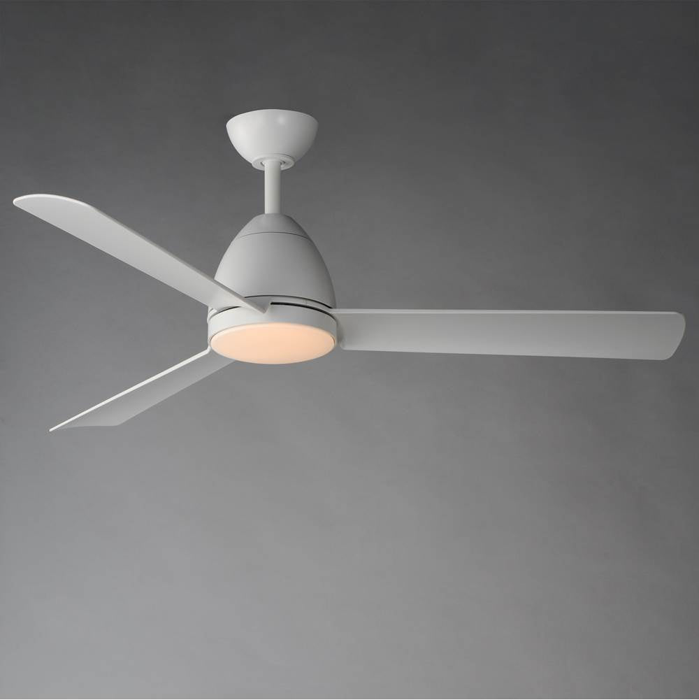 Maxim Lighting 88723MW Matte White Seaborne 52'' Marine Grade Fan W Led Light Kit Image 3