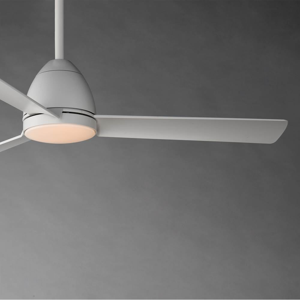 Maxim Lighting 88723MW Matte White Seaborne 52'' Marine Grade Fan W Led Light Kit Image 2