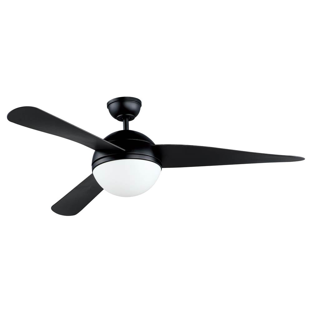 Maxim Lighting Cupola 52'' Black Fan 2-light Led