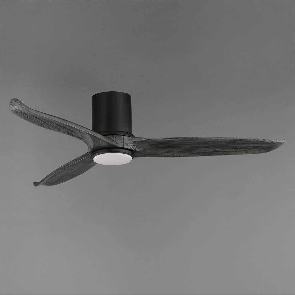 Maxim Lighting 88830WTBKGWD Black Woodwind 52'' Solid Wood Blade Hugger Fan W Led Image 3