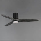 Maxim Lighting 88830WTBKGWD Black Woodwind 52'' Solid Wood Blade Hugger Fan W Led Image 3