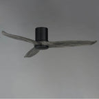 Maxim Lighting 88830WTBKGWD Black Woodwind 52'' Solid Wood Blade Hugger Fan W Led Image 2