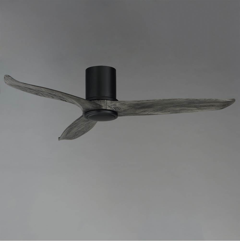 Maxim Lighting 88830WTBKGWD Black Woodwind 52'' Solid Wood Blade Hugger Fan W Led Image 2