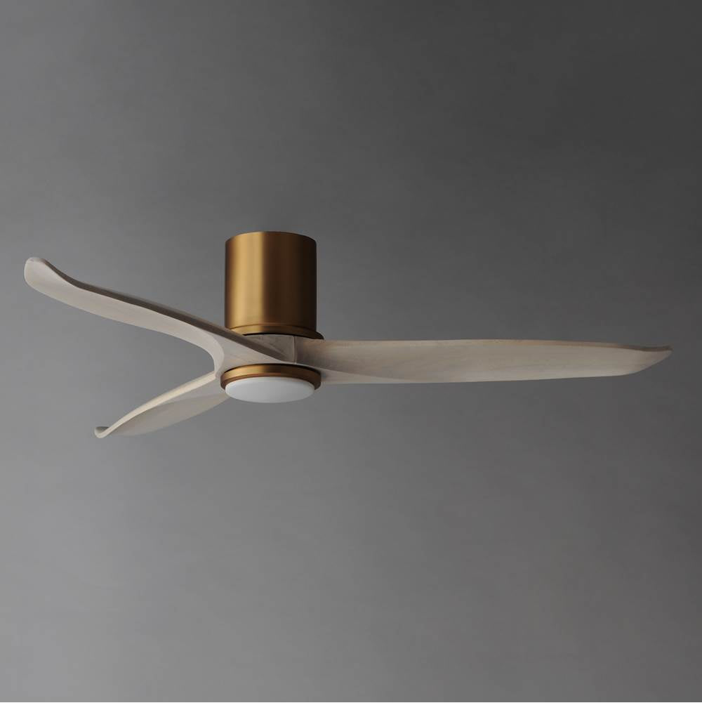 Maxim Lighting Woodwind 52'' Solid Wood Blade Hugger Fan W Led