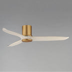 Maxim Lighting 88830WTNABWWT Natural Aged Brass Woodwind 52'' Solid Wood Blade Hugger Fan W Led Image 3