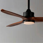Maxim Lighting 88831BK Black Woodwind 52'' Solid Wood Blade Fan W Led Light Kit Image 3