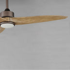Maxim Lighting 88831CHL Charcoal Bronze Woodwind 52'' Solid Wood Blade Fan W Led Light Kit Image 3