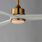 Maxim Lighting 88831NAB Natural Aged Brass Woodwind 52'' Solid Wood Blade Fan W Led Light Kit Image 3