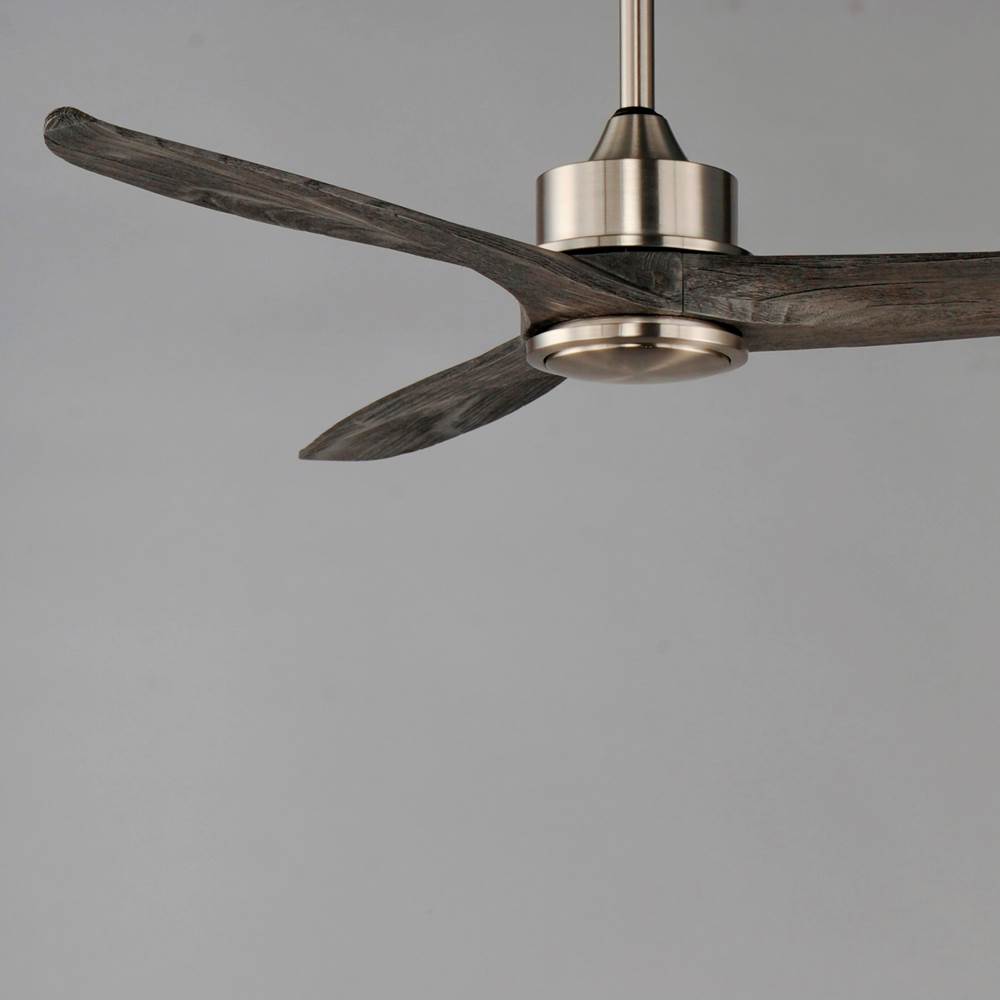 Maxim Lighting 88831SN Satin Nickel Woodwind 52'' Solid Wood Blade Fan W Led Light Kit Image 4