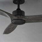 Maxim Lighting 88831WTBKGWD Black Woodwind 52'' Solid Wood Blade Fan W Led Light Kit Image 2
