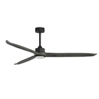 Maxim Lighting 88833WTBKGWD Black Woodwind 72'' Solid Wood Blade Fan W Led Image 1
