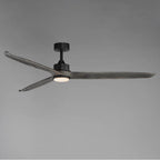 Maxim Lighting 88833WTBKGWD Black Woodwind 72'' Solid Wood Blade Fan W Led Image 3
