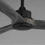 Maxim Lighting 88833WTBKGWD Black Woodwind 72'' Solid Wood Blade Fan W Led Image 2
