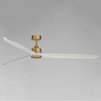 Maxim Lighting Woodwind 80'' Solid Wood Blade Fan W Led