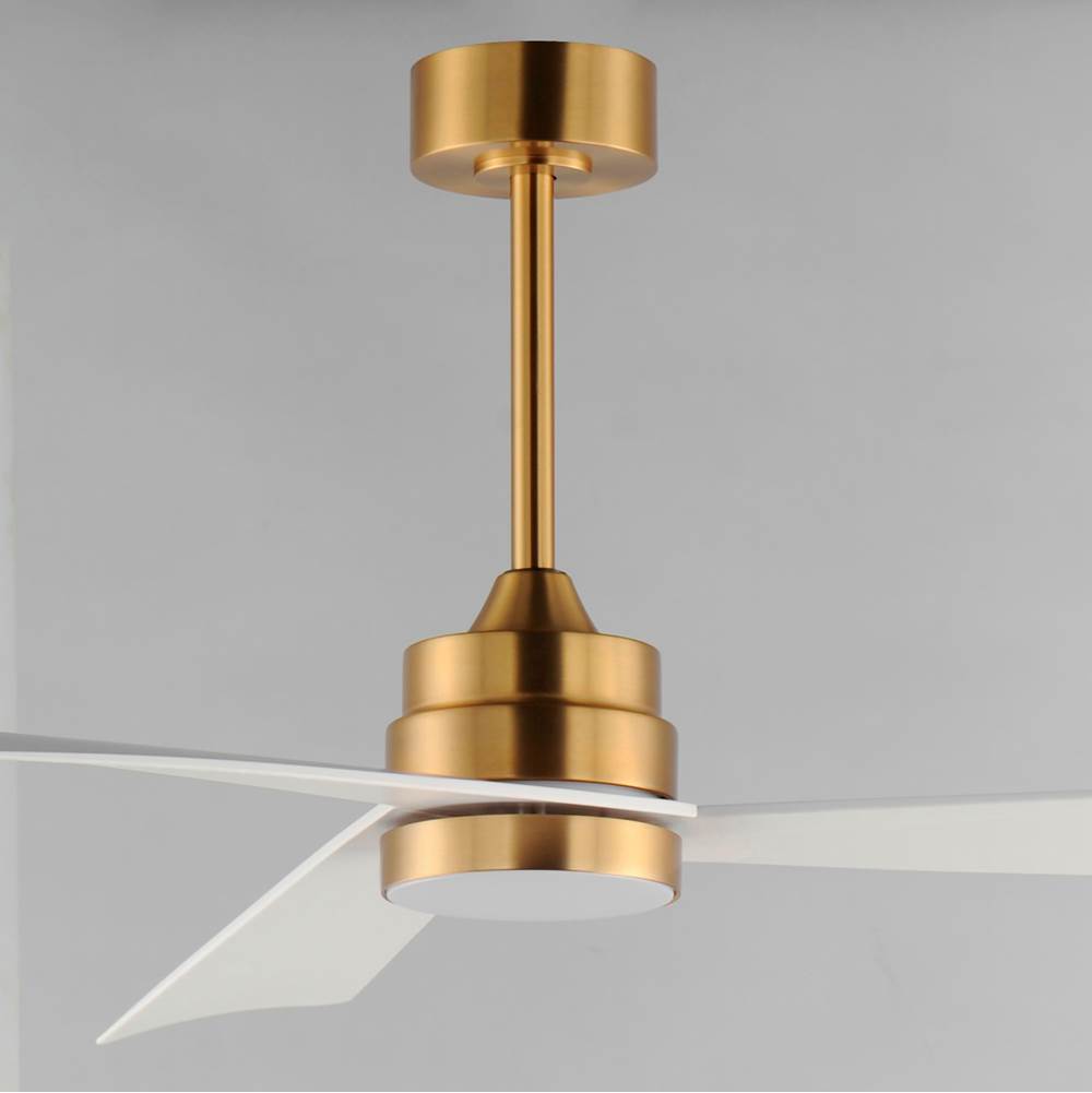 Maxim Lighting 88839WTNAB Natural Aged Brass Vortex 60'' Indoor Fan With Led Light Kit Image 4