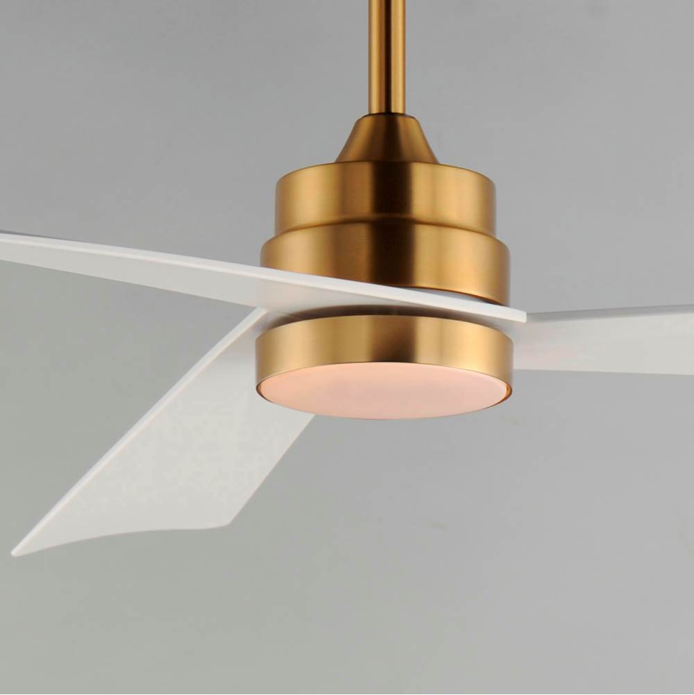 Maxim Lighting 88839WTNAB Natural Aged Brass Vortex 60'' Indoor Fan With Led Light Kit Image 3