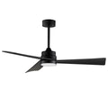 Maxim Lighting 88847WTBK Black Vortex 52'' Outdoor Fan With Led Light Kit Image 1