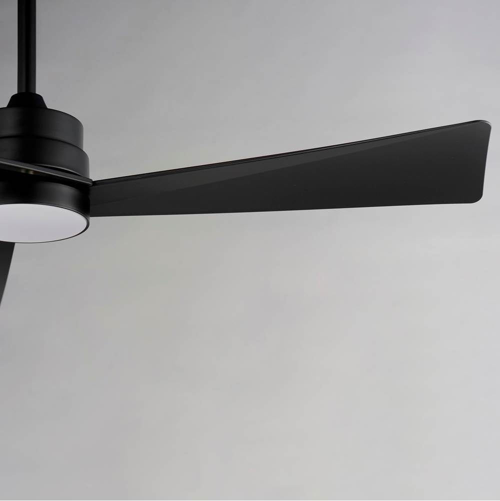Maxim Lighting 88847WTBK Black Vortex 52'' Outdoor Fan With Led Light Kit Image 4