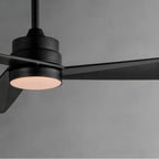 Maxim Lighting 88847WTBK Black Vortex 52'' Outdoor Fan With Led Light Kit Image 3