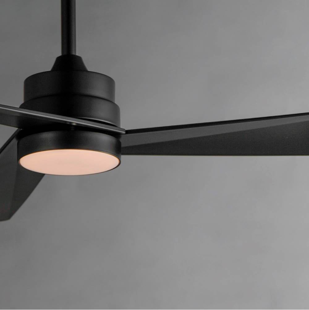 Maxim Lighting 88847WTBK Black Vortex 52'' Outdoor Fan With Led Light Kit Image 3