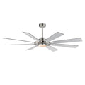Maxim Lighting 88878WTSN Satin Nickel Helm-indoor Ceiling Fan Image 1